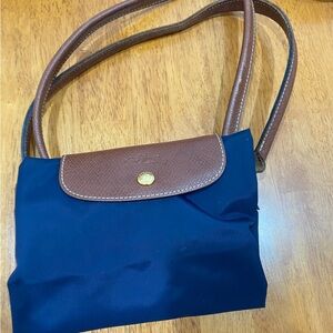 Longchamp Large Tote - Navy Blue